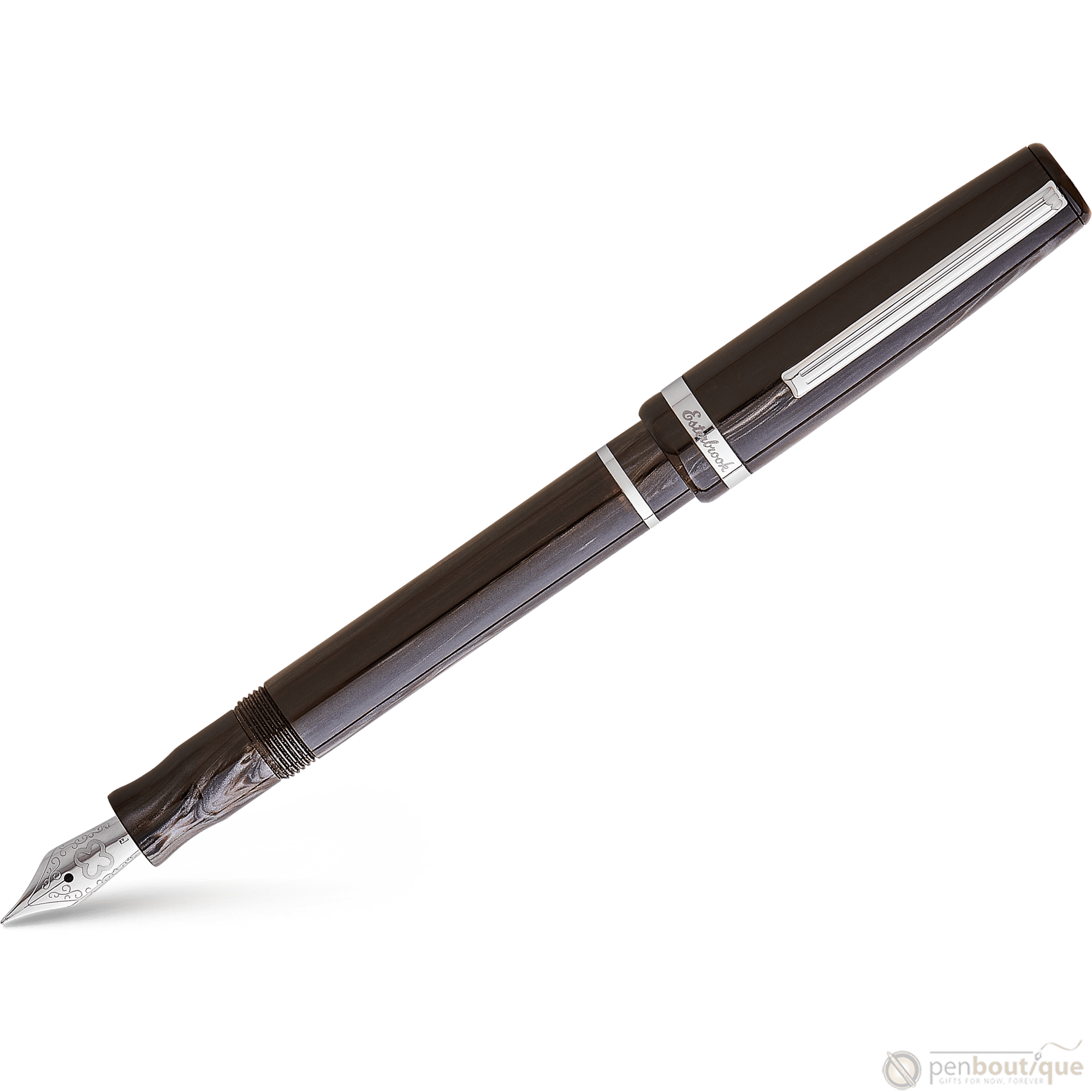 Esterbrook JR Fountain Pen - Tuxedo Black - Palladium Trim - Pocket - Pen Boutique Ltd