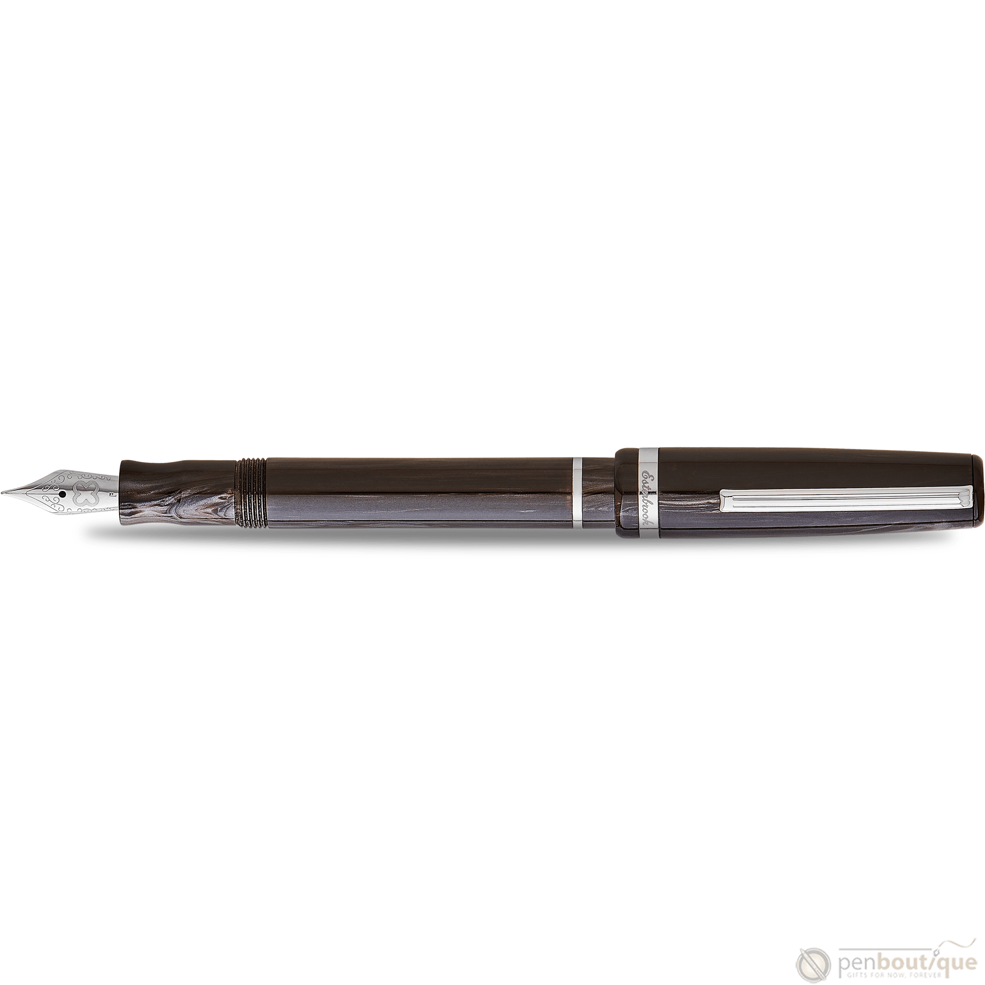 Esterbrook JR Fountain Pen - Tuxedo Black - Palladium Trim - Pocket - Pen Boutique Ltd