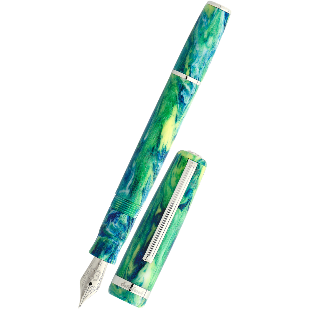 Esterbrook JR Pocket Fountain Pen - Beleza - Palladium Trim - Pen Boutique Ltd