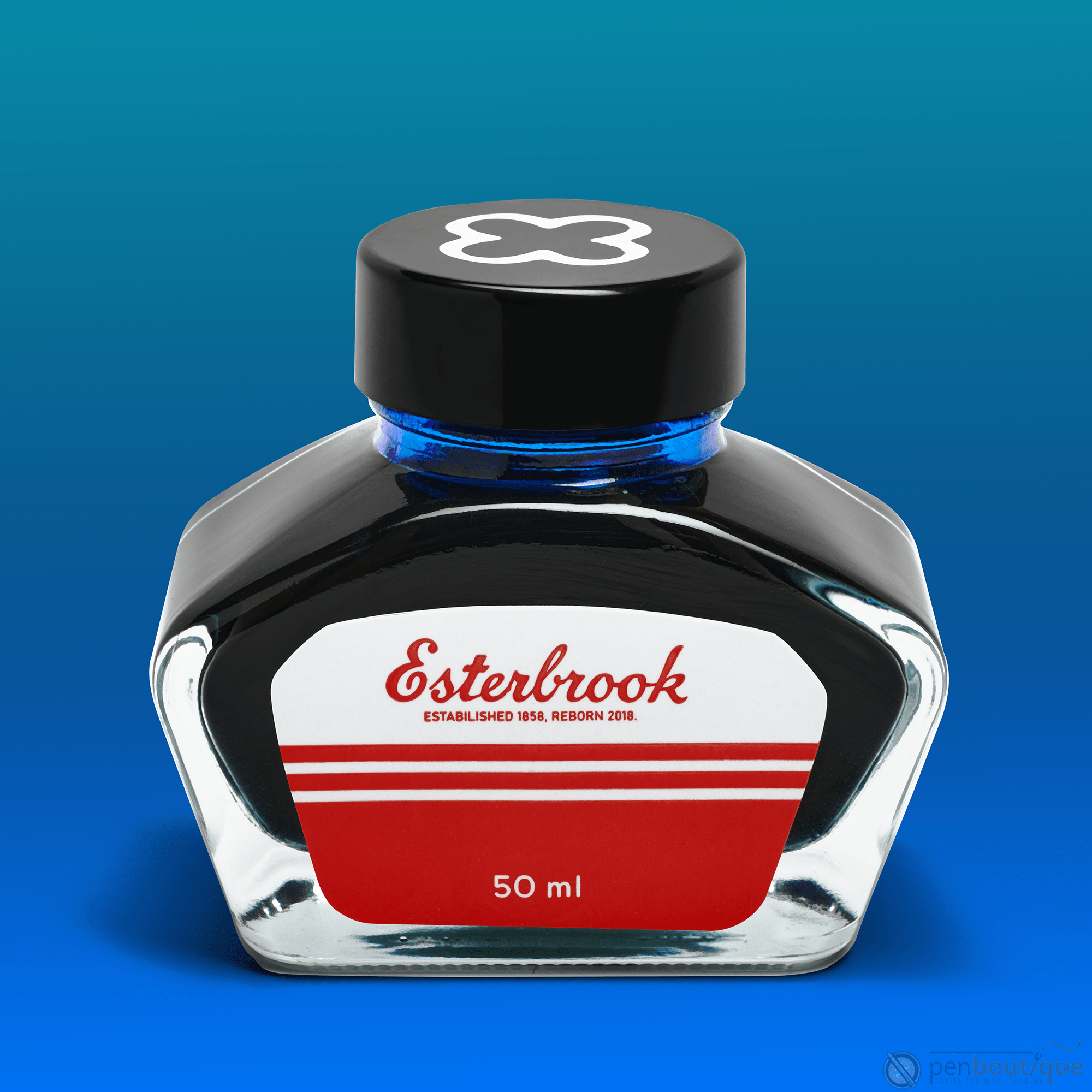 Esterbrook Shimmer Ink Bottle - Aqua - 50ml - Pen Boutique Ltd