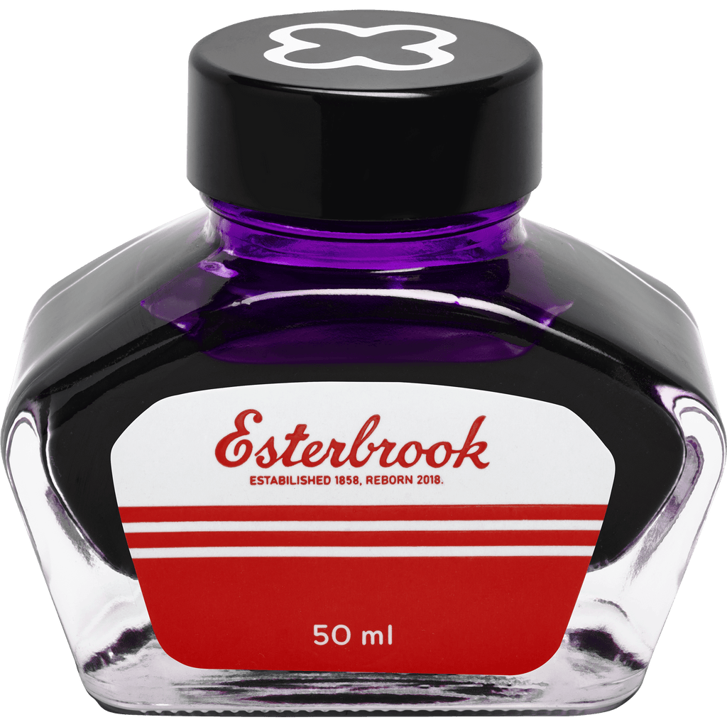 Esterbrook Shimmer Ink Bottle - Lilac - 50ml - Pen Boutique Ltd