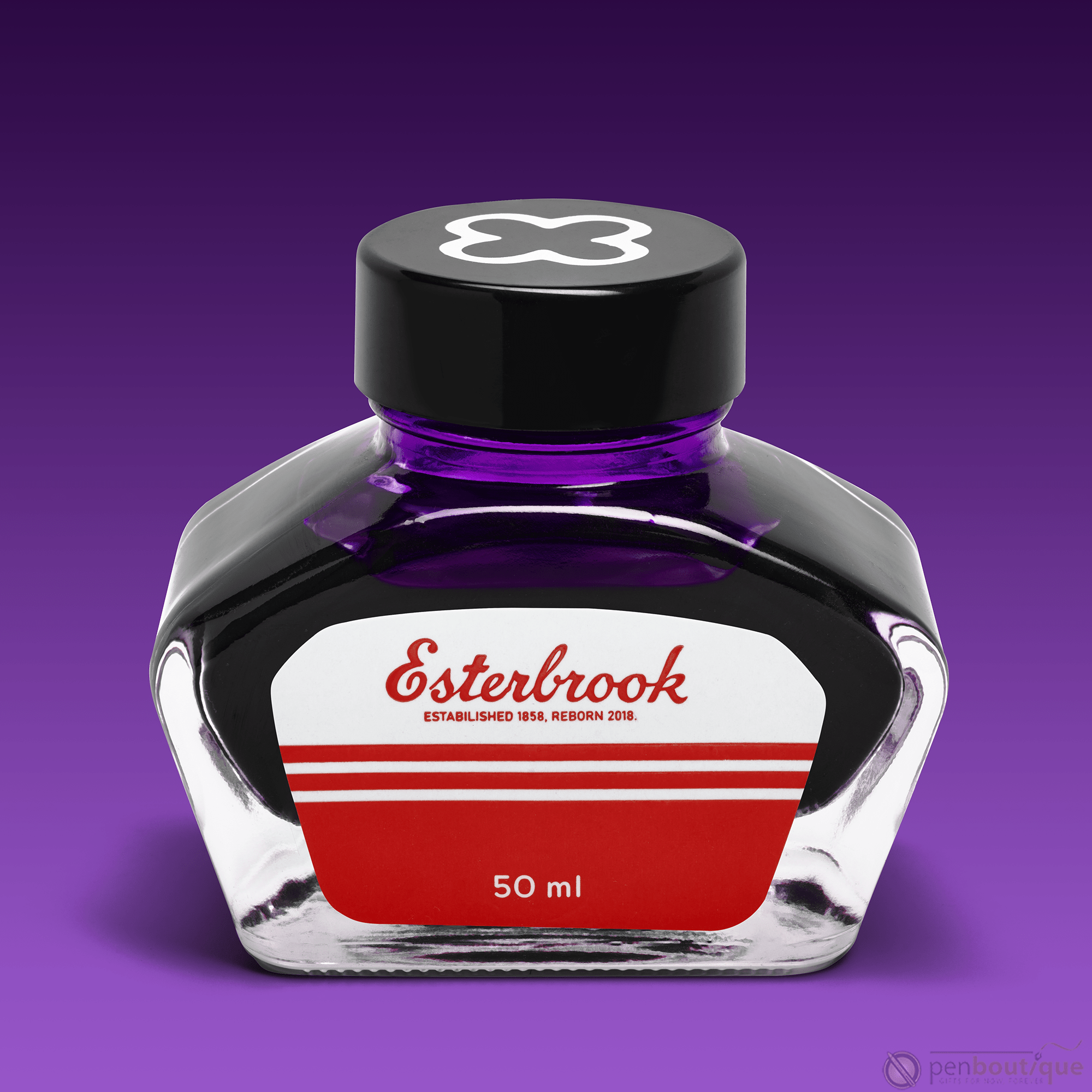 Esterbrook Shimmer Ink Bottle - Lilac - 50ml - Pen Boutique Ltd