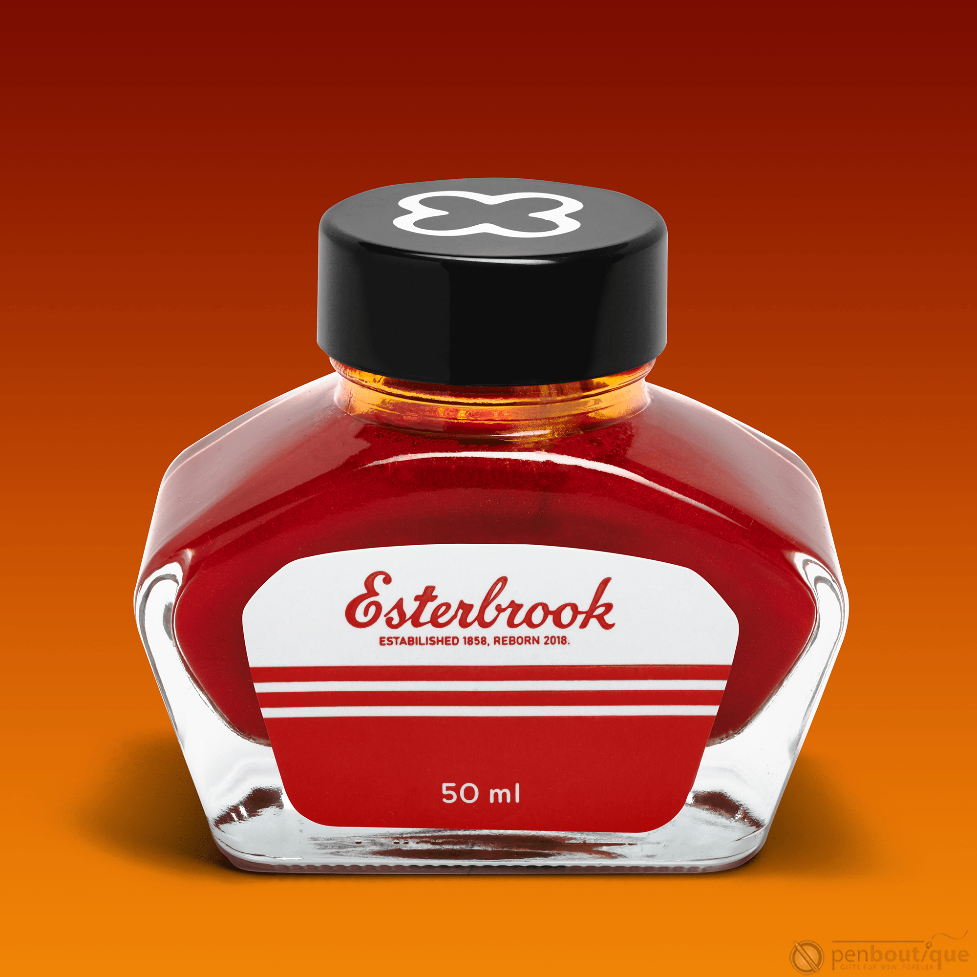 Esterbrook Shimmer Ink Bottle - Tangerine - 50ml - Pen Boutique Ltd