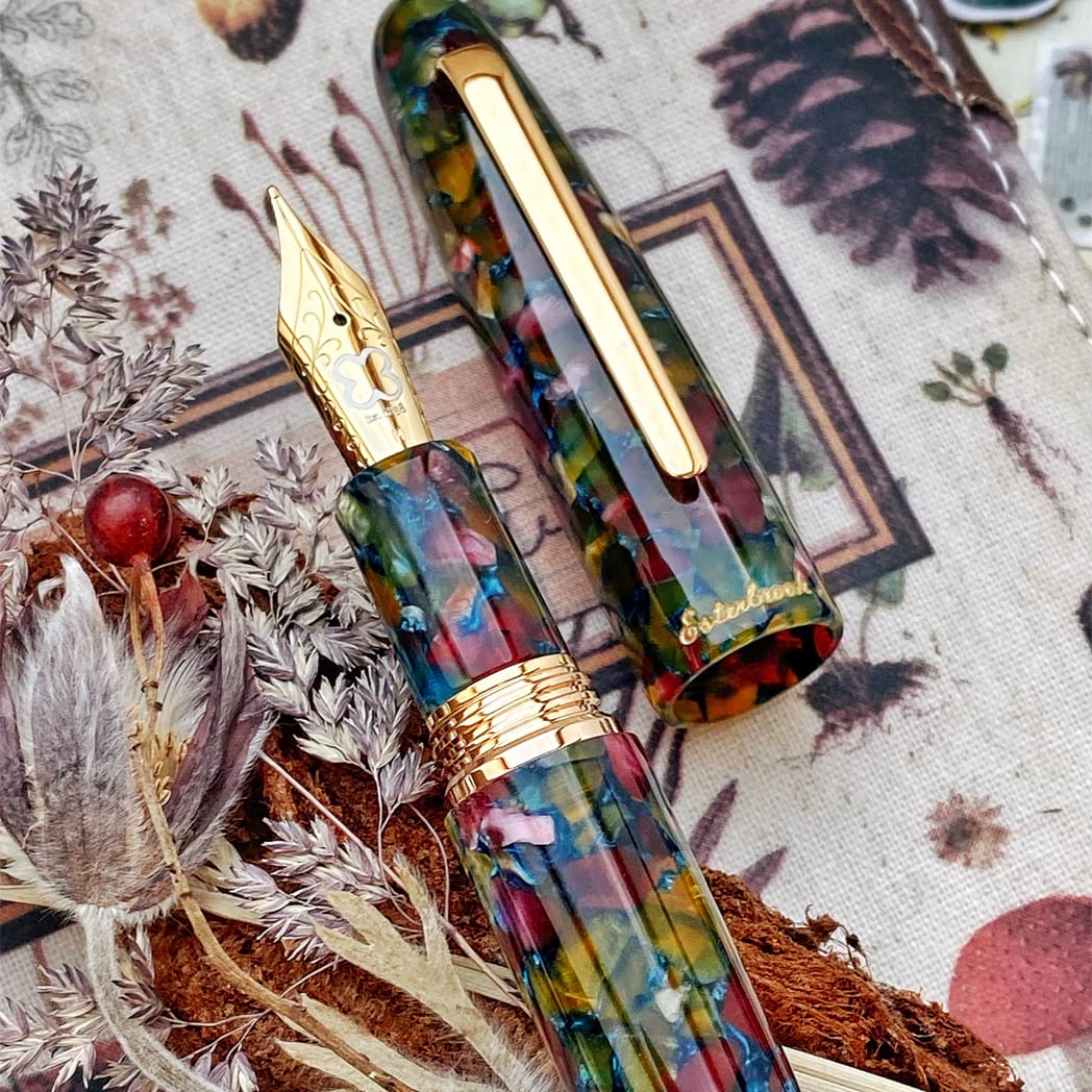 Esterbrook Estie Fountain Pen - Botanical Garden - Gold (Oversized) - Pen Boutique Ltd