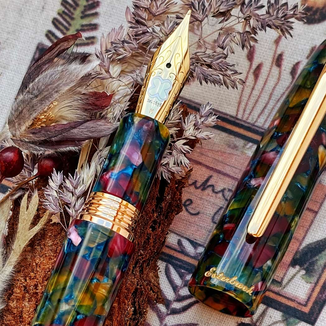 Esterbrook Estie Fountain Pen - Botanical Garden - Gold (Oversized) - Pen Boutique Ltd
