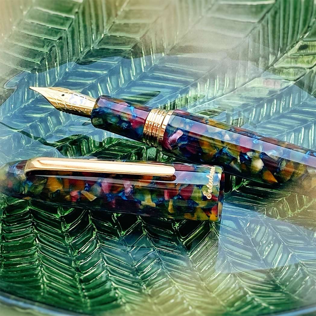 Esterbrook Estie Fountain Pen - Botanical Garden - Gold (Oversized) - Pen Boutique Ltd