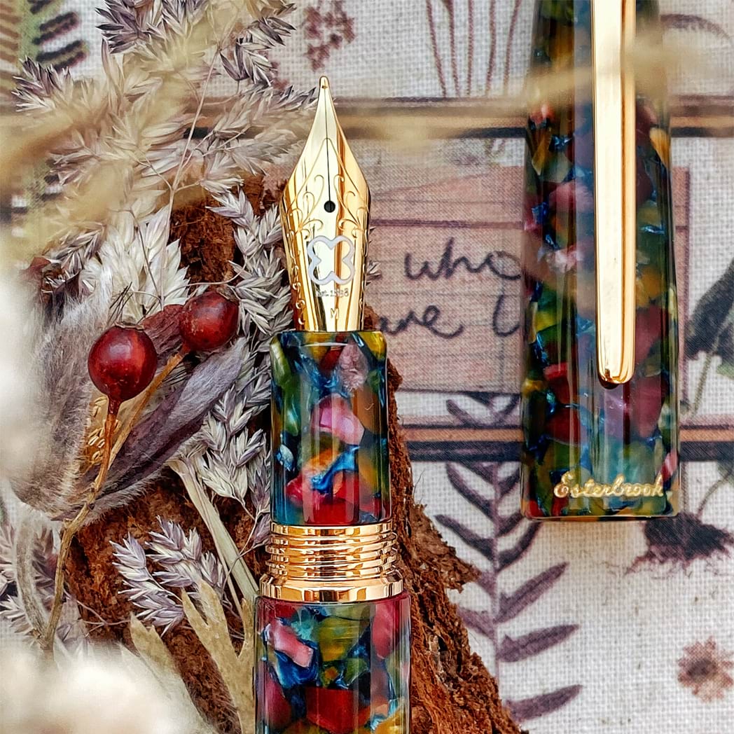Esterbrook Estie Fountain Pen - Botanical Garden - Gold (Oversized) - Pen Boutique Ltd