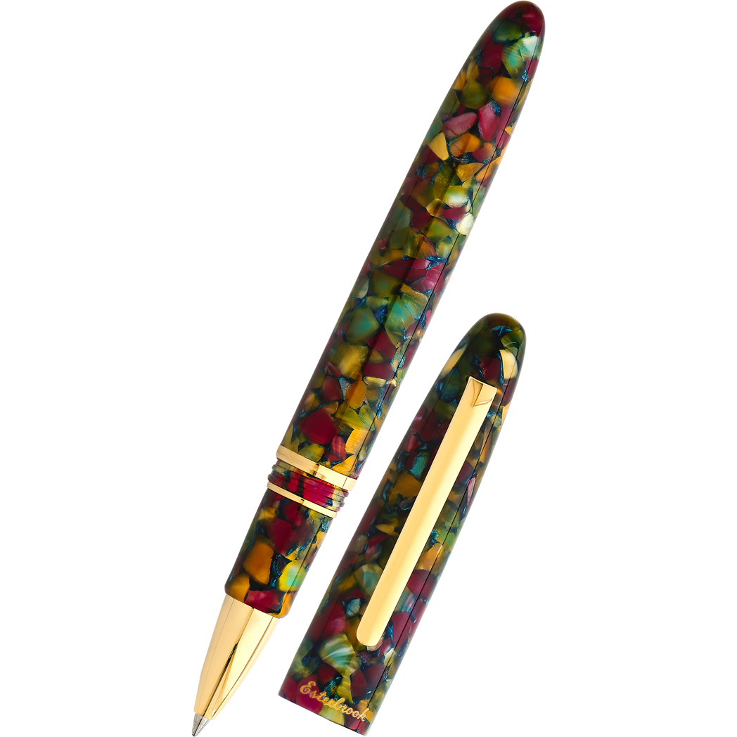Esterbrook Estie Rollerball Pen - Botanical Garden - Gold - Pen Boutique Ltd