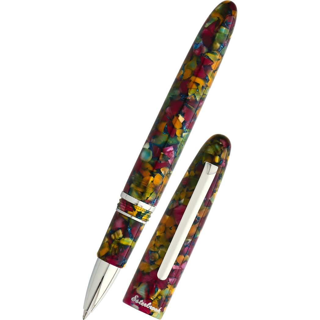 Esterbrook Estie Rollerball Pen - Botanical Garden - Palladium - Pen Boutique Ltd