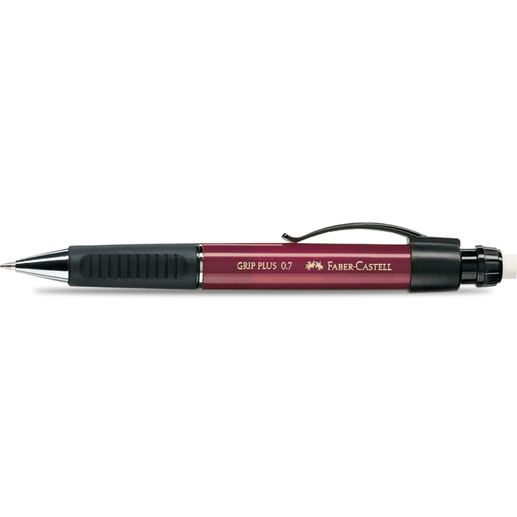 Faber - Castell Grip Plus Mechanical Pencil - Metallic Red - 0.7mm - Pen Boutique Ltd