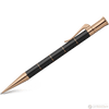 Graf von Faber-Castell Classic Anello Mechanical Pencil - Black with Rose Gold Trim - Pen Boutique Ltd