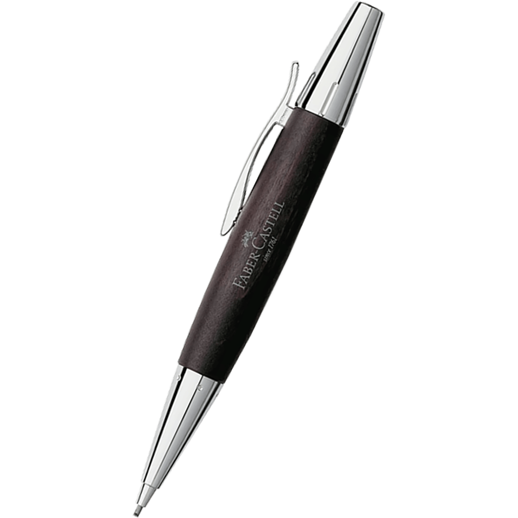 Faber-Castell Design E-Motion Pencil Pearwood Dark Brown - Pen Boutique Ltd