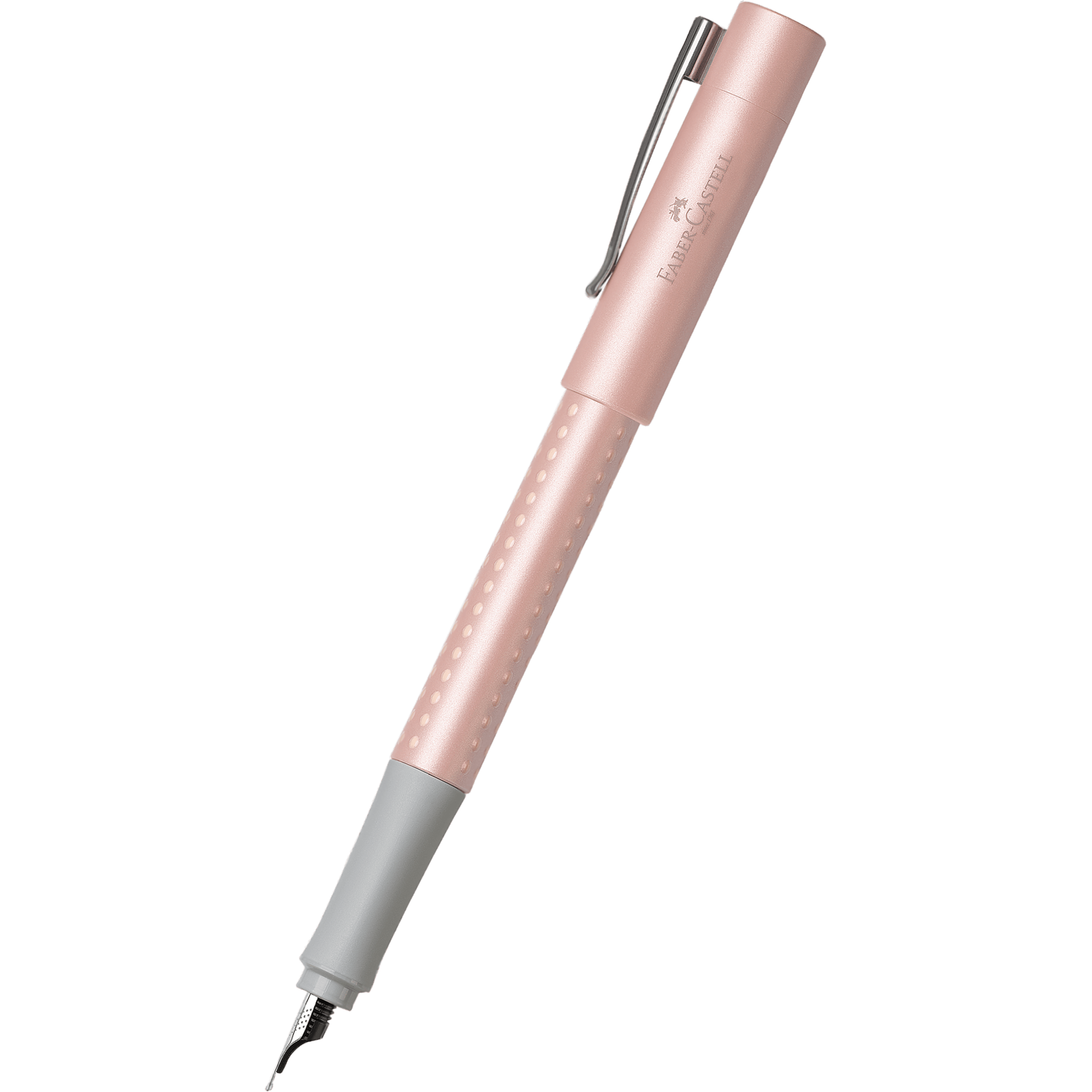 Faber-Castell Grip Fountain Pen - Pearl Rose - Pen Boutique Ltd