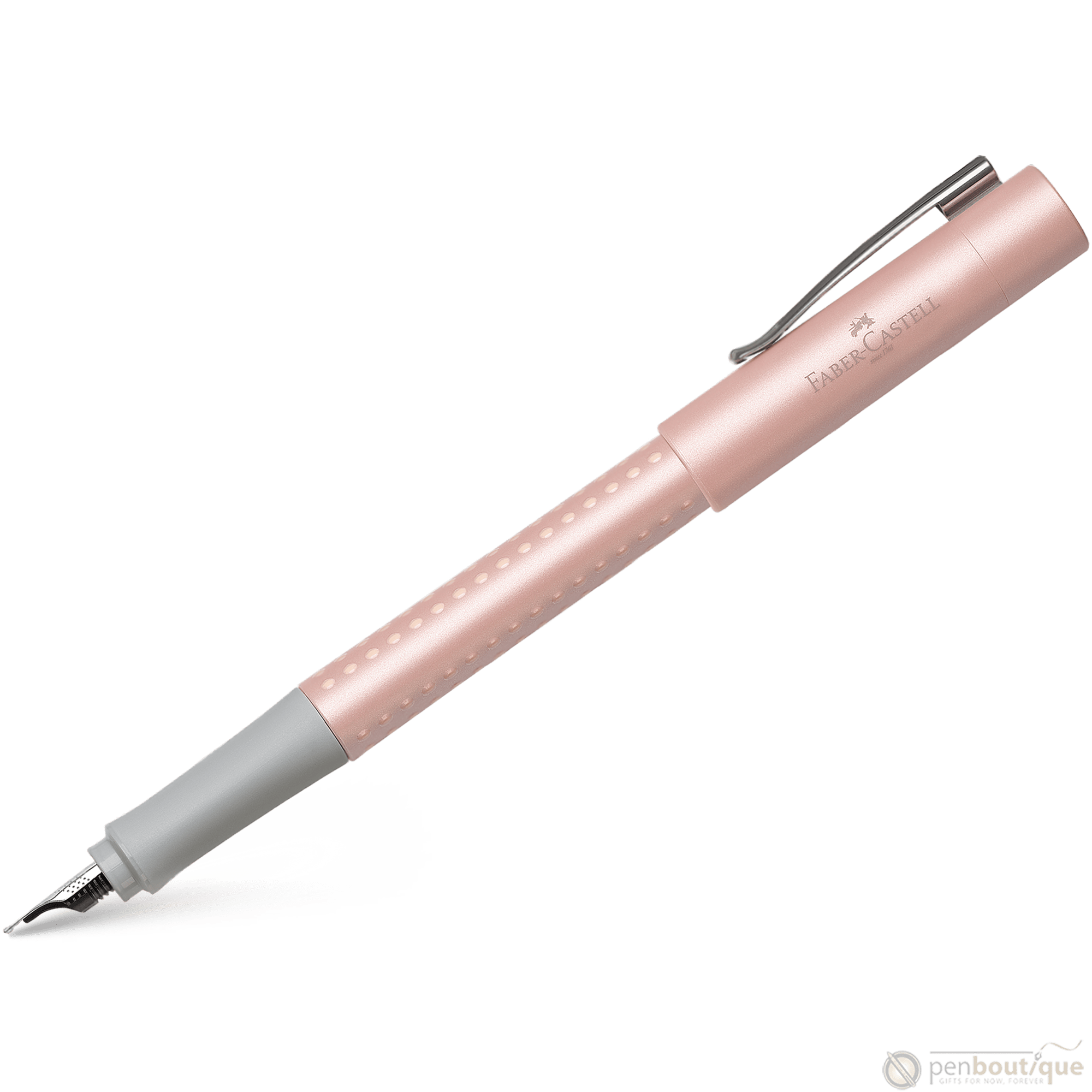 Faber-Castell Grip Fountain Pen - Pearl Rose - Pen Boutique Ltd