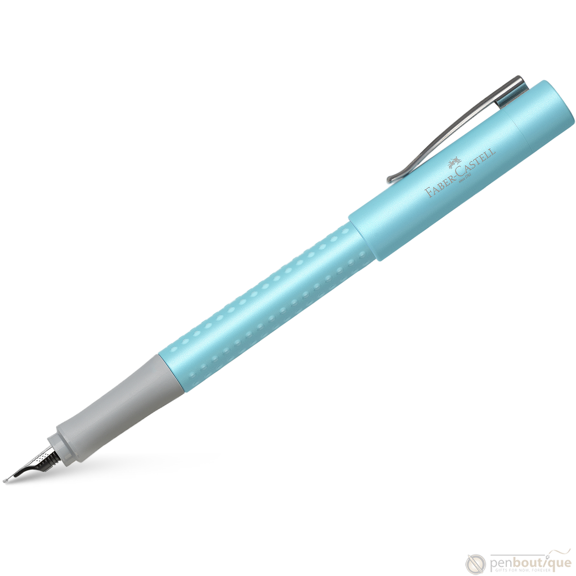 Faber Castell Grip Fountain Pen - Pearl Turquoise-Pen Boutique Ltd