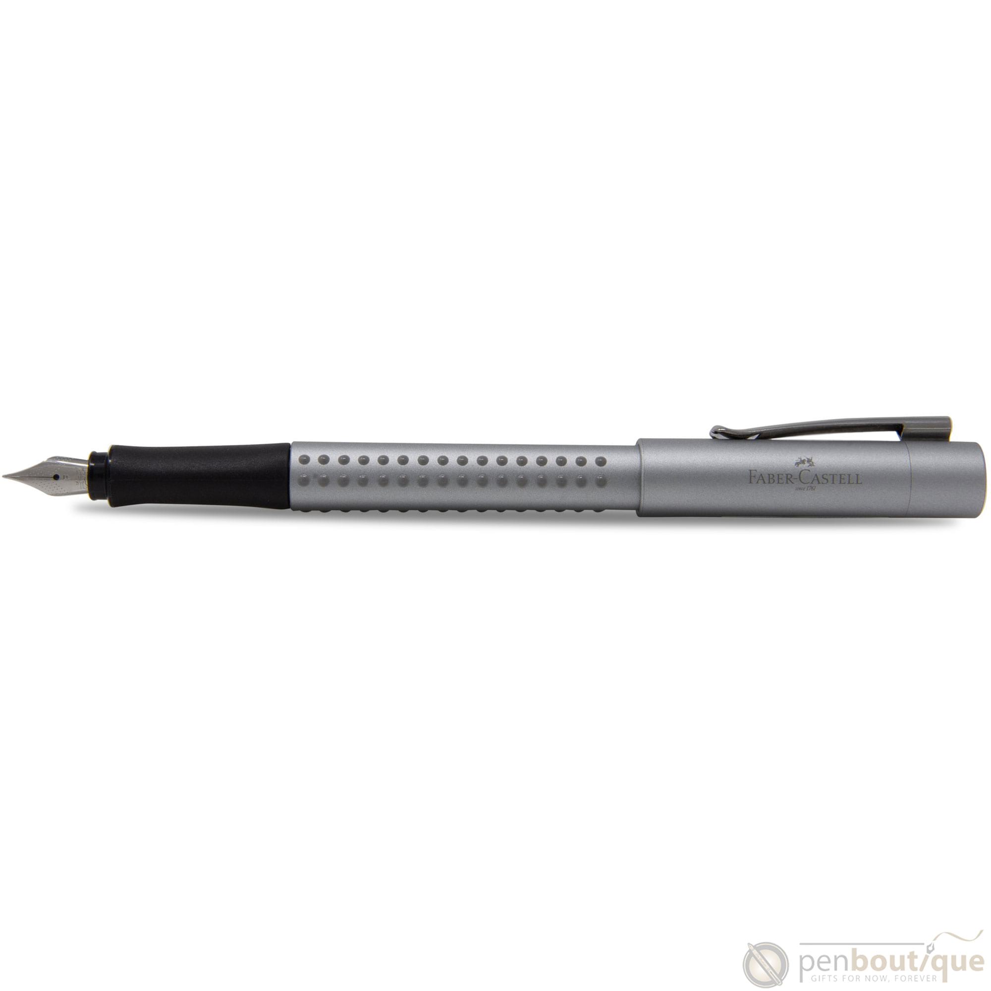 Faber Castell Grip 2011 Fountain Pen - Silver-Pen Boutique Ltd