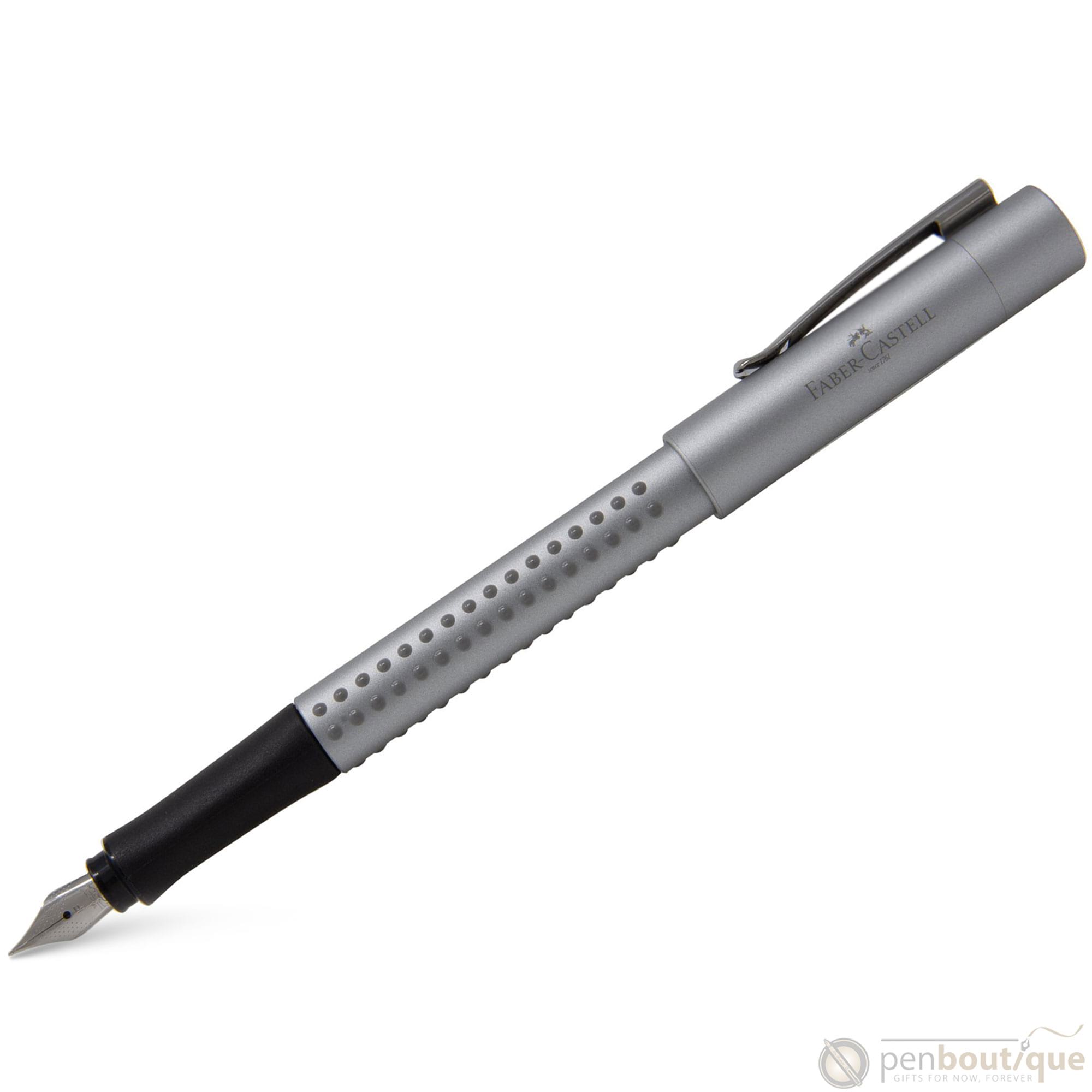 Faber Castell Grip 2011 Fountain Pen - Silver-Pen Boutique Ltd