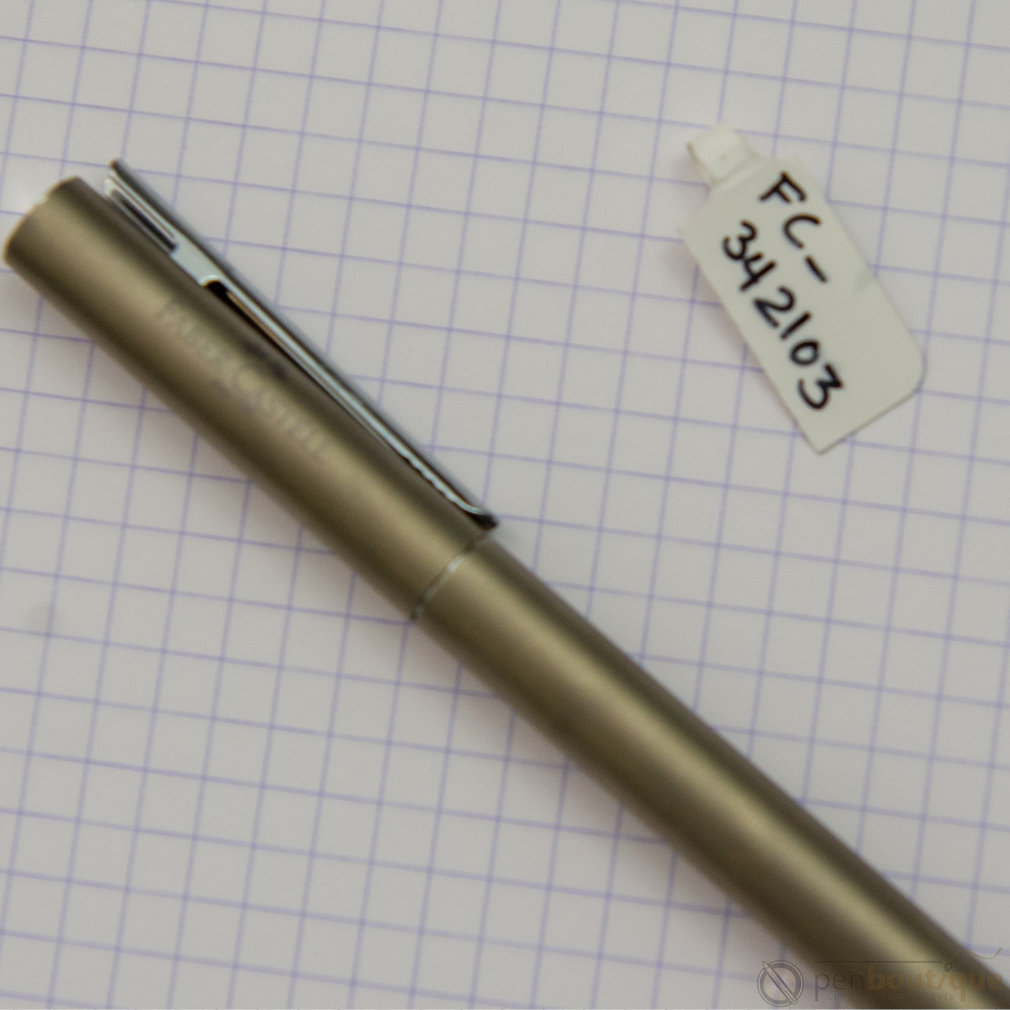 Faber-Castell NEO Slim Fountain Pen - Matte Stainless Steel - Pen Boutique Ltd