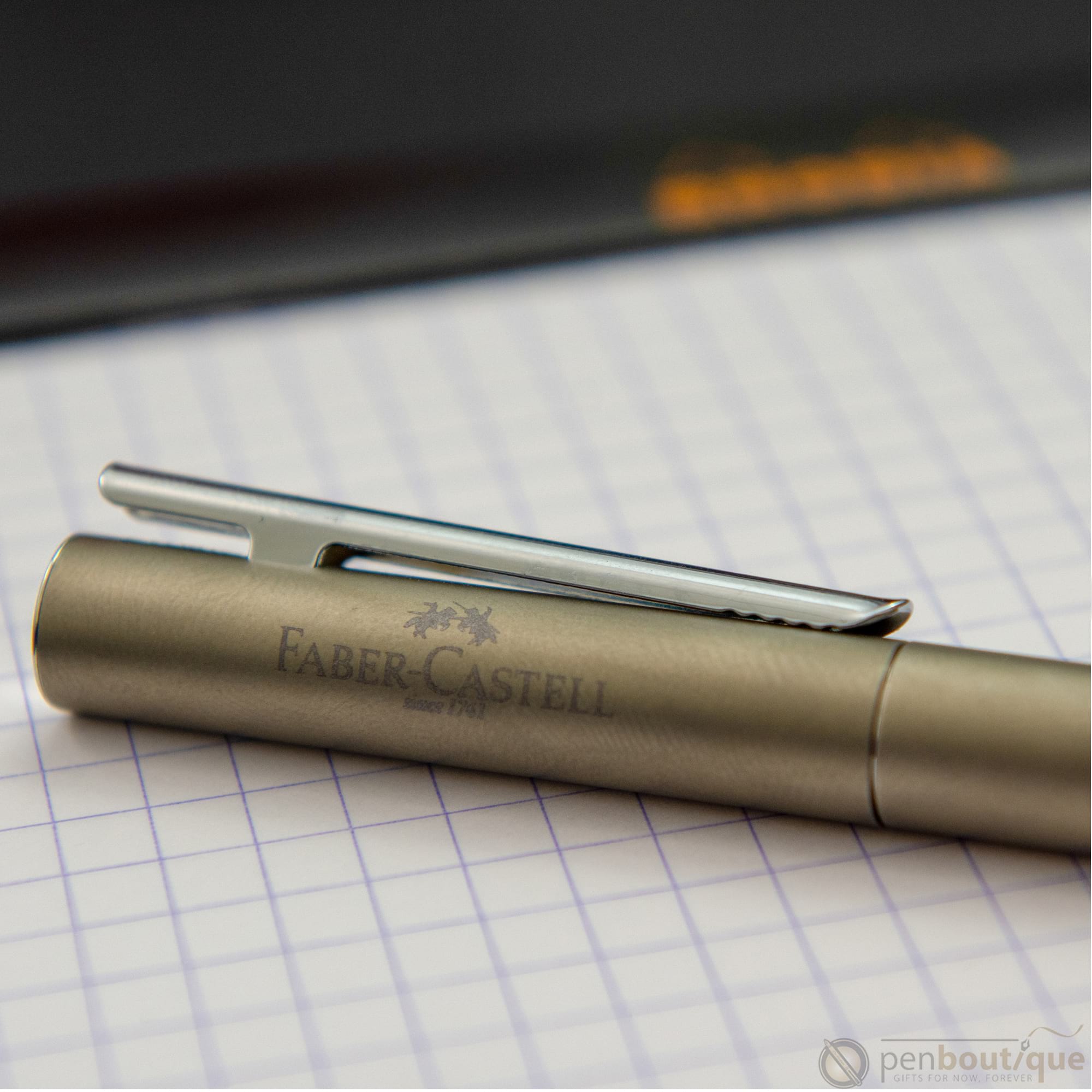 Faber-Castell NEO Slim Fountain Pen - Matte Stainless Steel - Pen Boutique Ltd