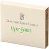 Graf Von Faber-Castell Ink Cartridges - Viper Green - 6/Box-Pen Boutique Ltd