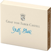Graf Von Faber-Castell Ink Cartridges - Gulf Blue - 6/Box-Pen Boutique Ltd