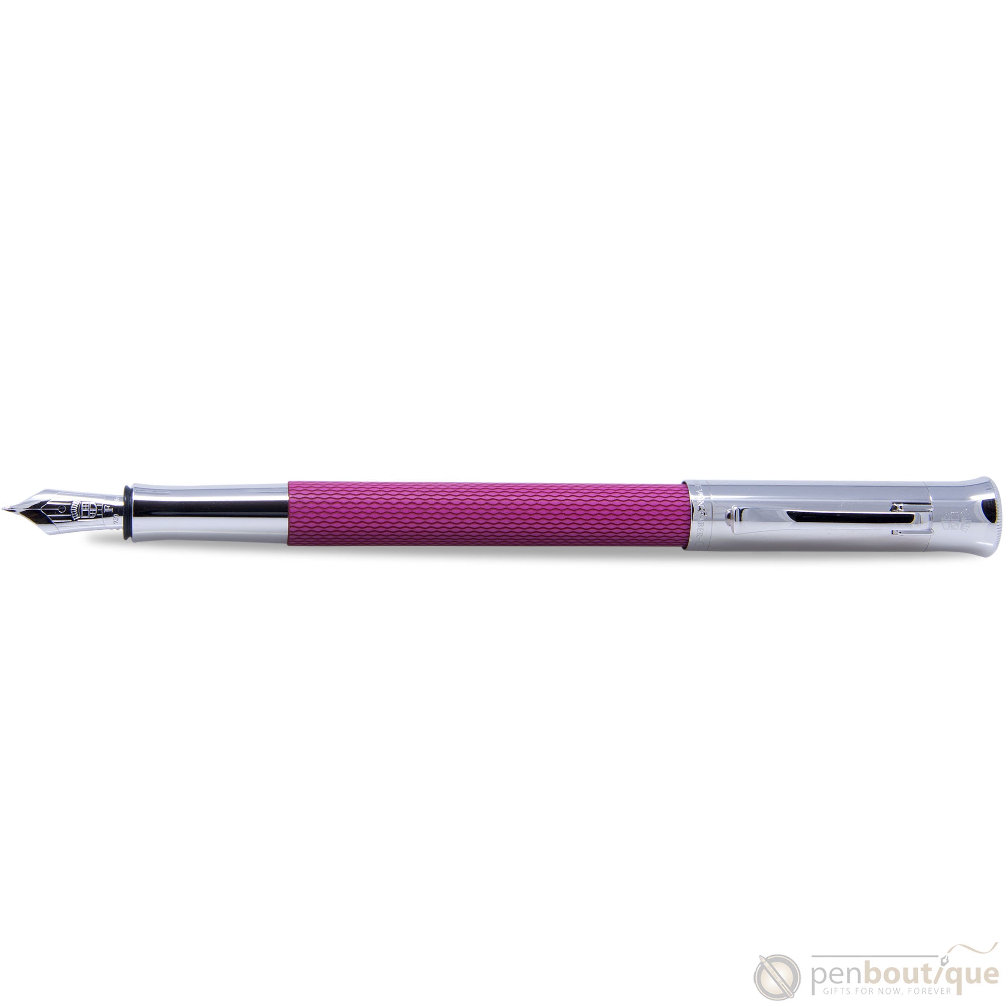 Graf Von Faber-Castell Guilloche Electric Pink Fountain Pen-Pen Boutique Ltd