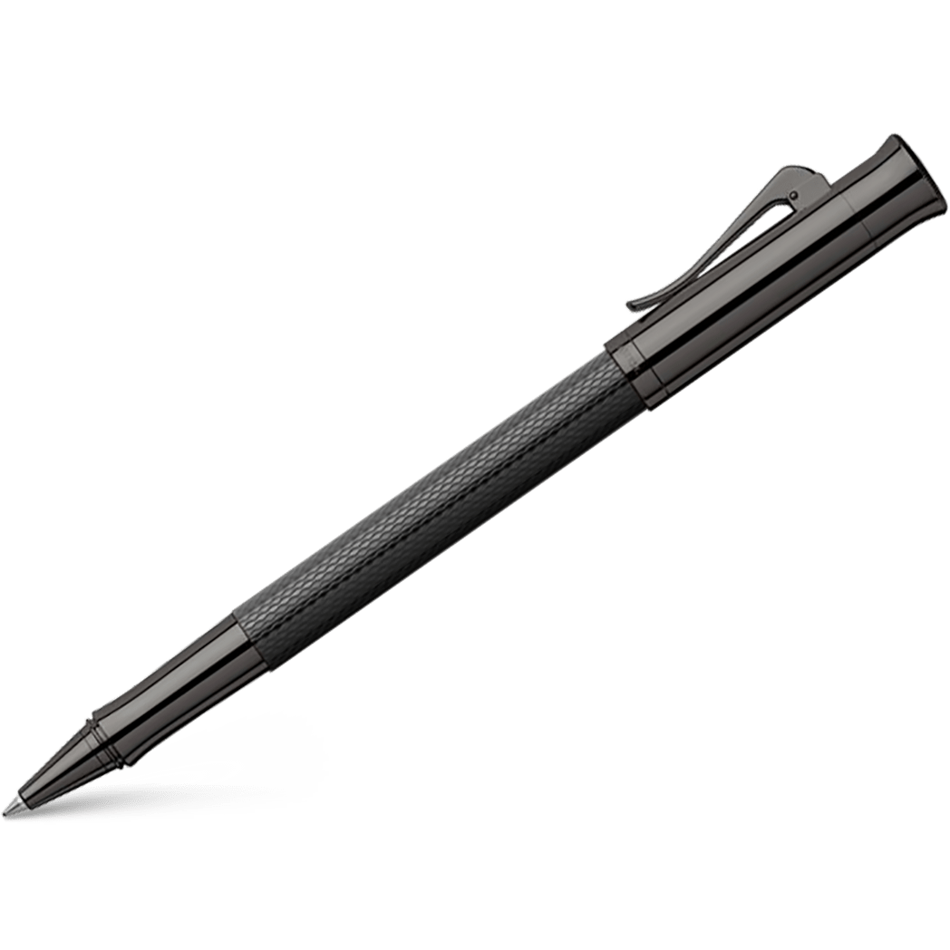 Graf Von Faber - Castell Guilloche Rollerball Pen - Black Edition - Pen Boutique Ltd