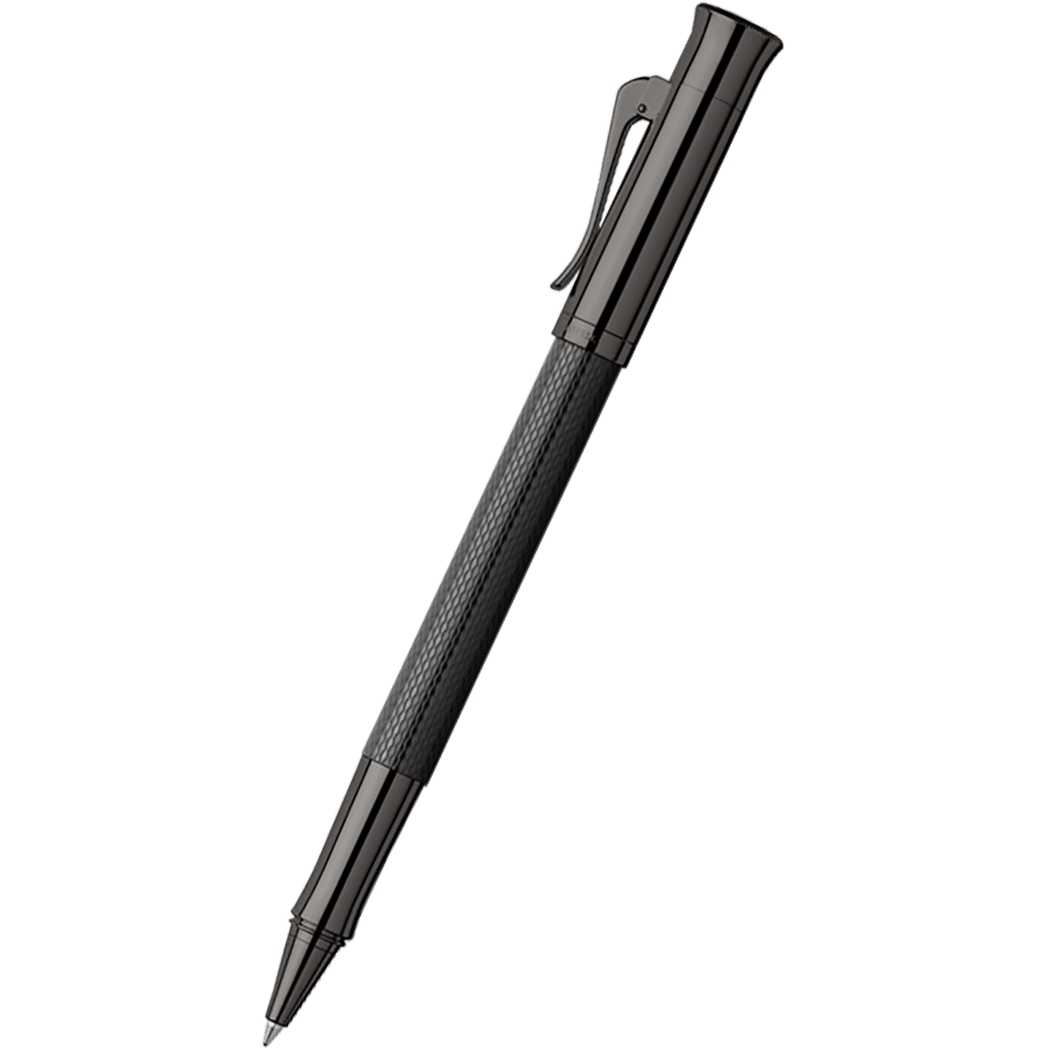 Graf Von Faber - Castell Guilloche Rollerball Pen - Black Edition - Pen Boutique Ltd