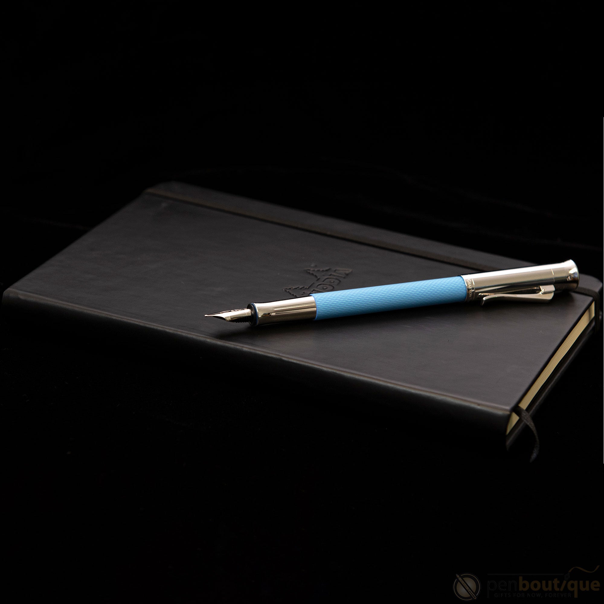 Graf Von Faber-Castell Guilloche Fountain Pen - Gulf Blue-Pen Boutique Ltd