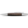 Faber-Castell Design E-Motion Dark Brown with Chrome Ballpoint Pen-Pen Boutique Ltd