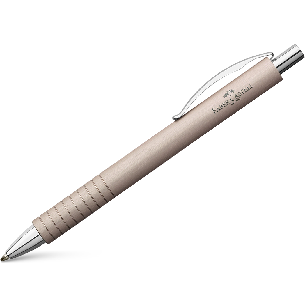 Faber Castell Essentio Ballpoint Pen - Aluminum Rose-Pen Boutique Ltd
