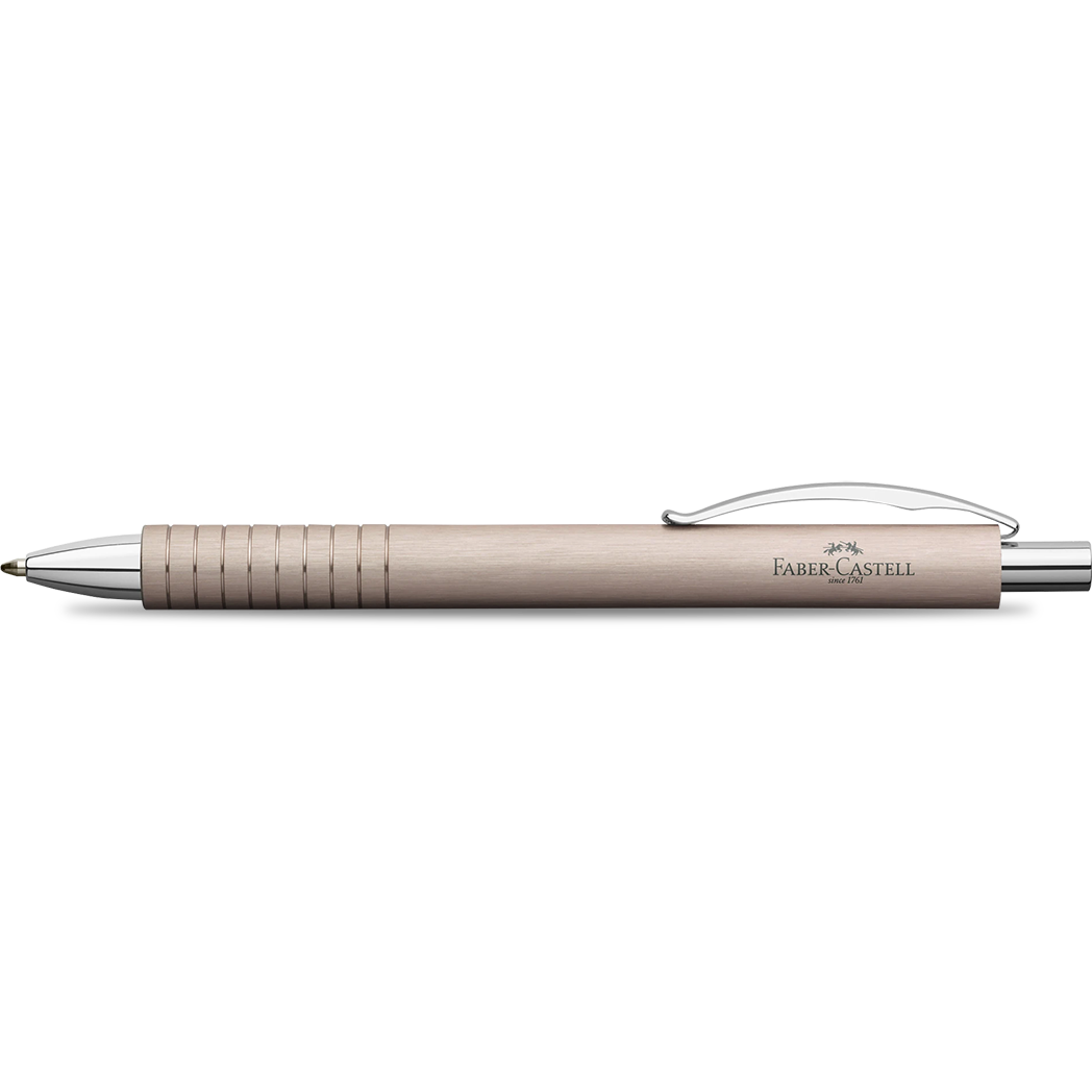 Faber Castell Essentio Ballpoint Pen - Aluminum Rose-Pen Boutique Ltd