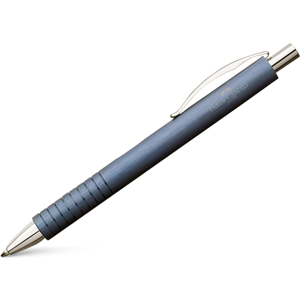 Faber Castell Essentio Ballpoint Pen - Aluminum Blue-Pen Boutique Ltd