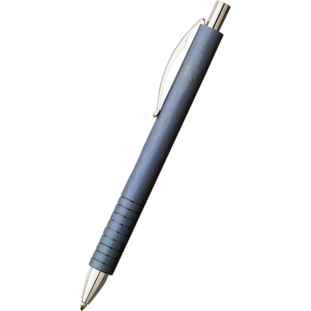 Faber Castell Essentio Ballpoint Pen - Aluminum Blue-Pen Boutique Ltd