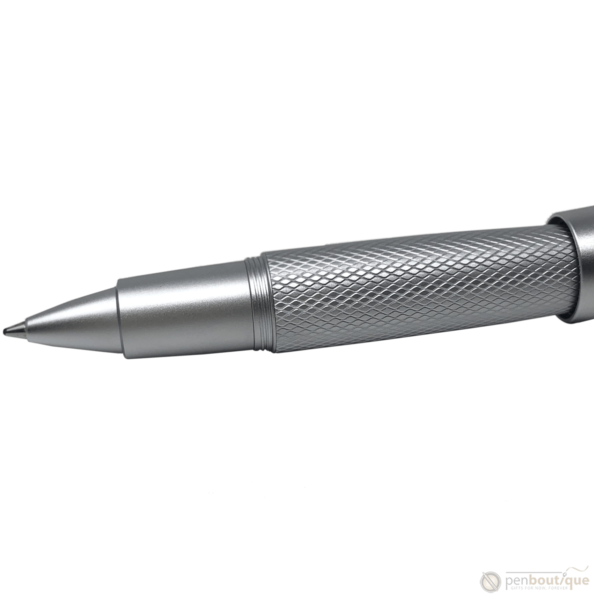 Faber-Castell Design E-Motion Rollerball Pen - Pure Silver - Pen Boutique Ltd