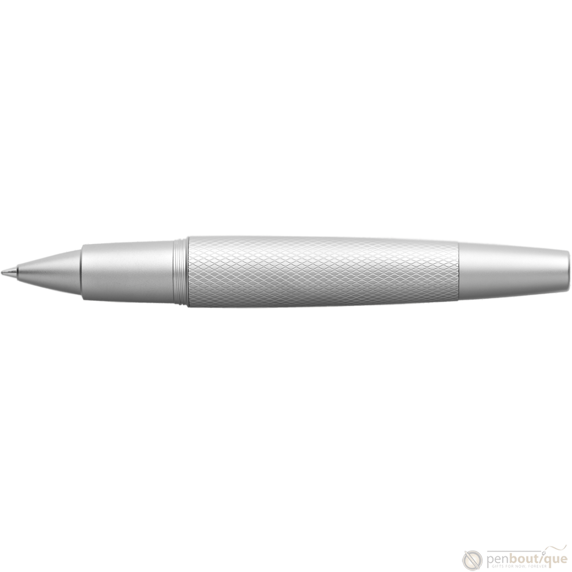 Faber-Castell Design E-Motion Rollerball Pen - Pure Silver - Pen Boutique Ltd