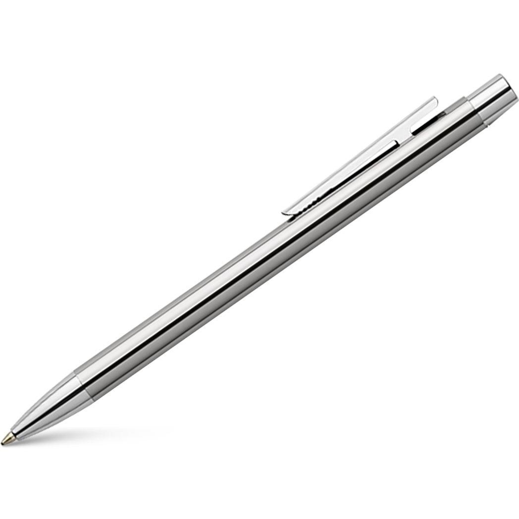 Faber Castell NEO Slim Ballpoint Pen - Polished Stainless Steel-Pen Boutique Ltd