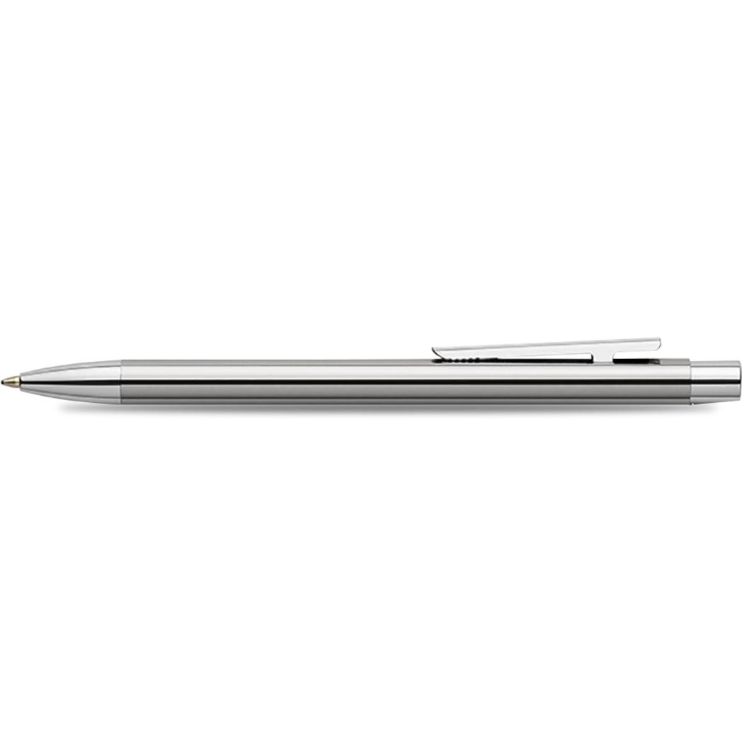 Faber Castell NEO Slim Ballpoint Pen - Polished Stainless Steel-Pen Boutique Ltd