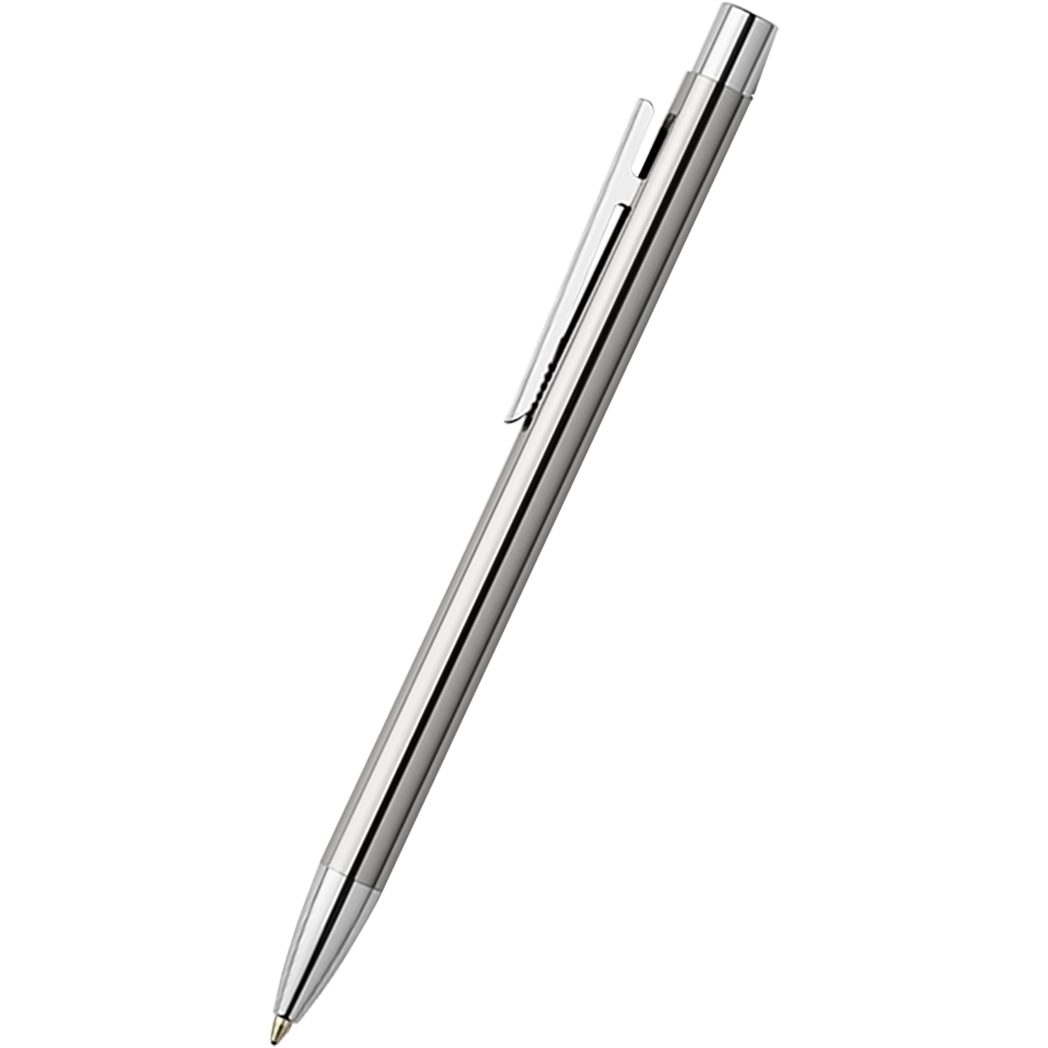 Faber Castell NEO Slim Ballpoint Pen - Polished Stainless Steel-Pen Boutique Ltd