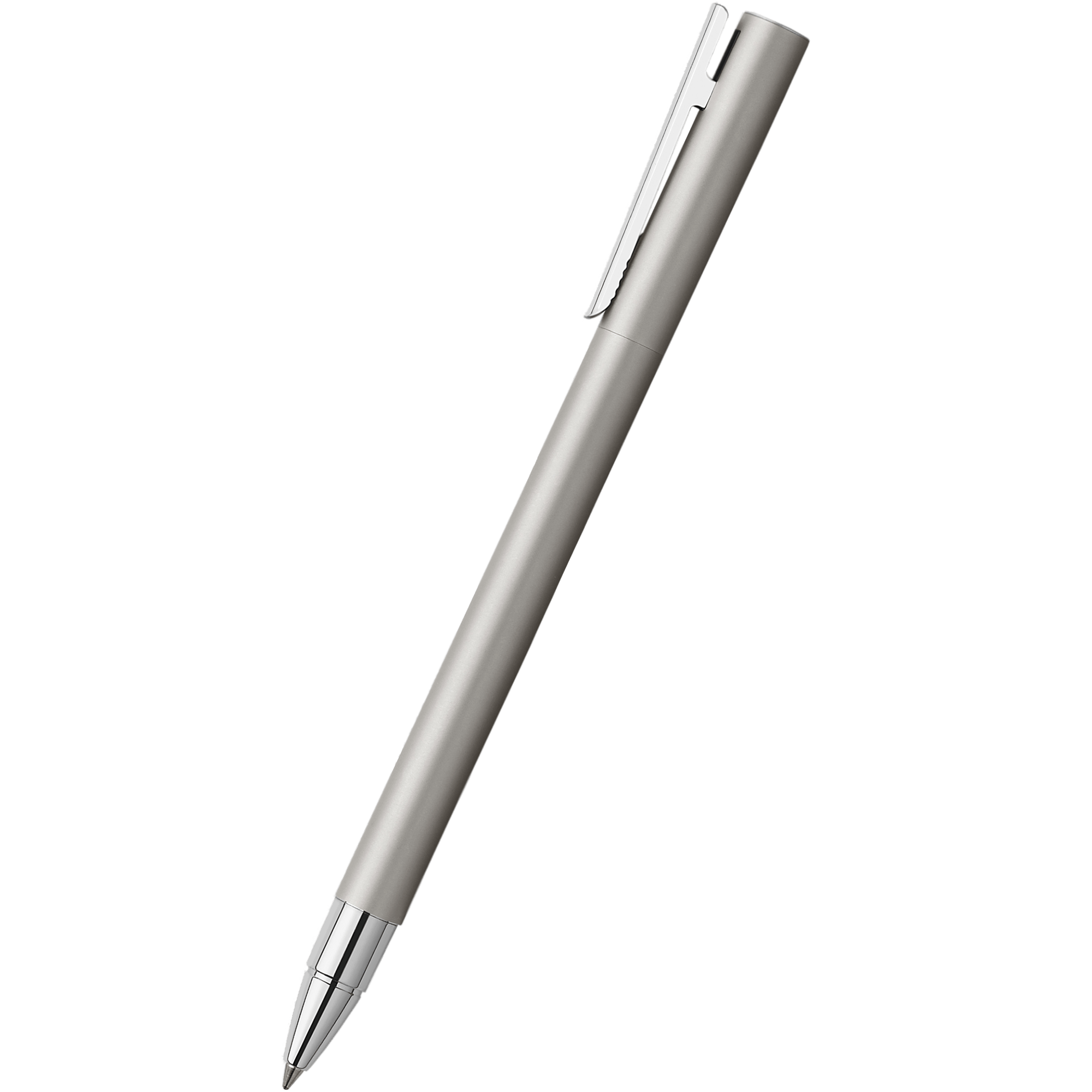 Faber-Castell NEO Slim Rollerball Pen - Matte Stainless Steel - Pen Boutique Ltd