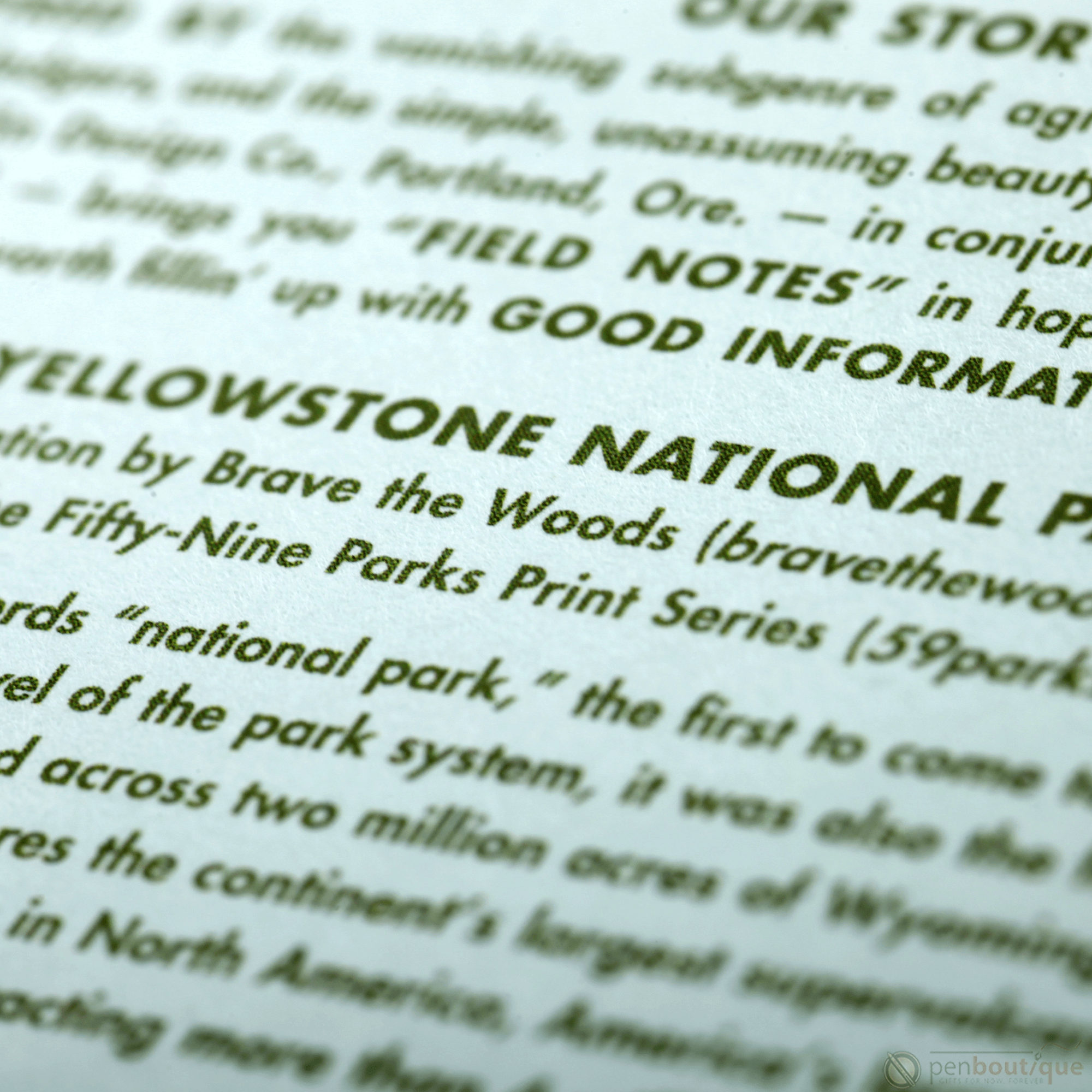 Field Notes Summer National Parks Edition 3-pack 3.5" x 5.5" - Pen Boutique Ltd
