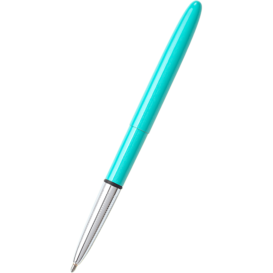 Fisher Space Pen Tahitian Blue Bullet Ballpoint Pen w/ Chrome Grip - Pen Boutique Ltd