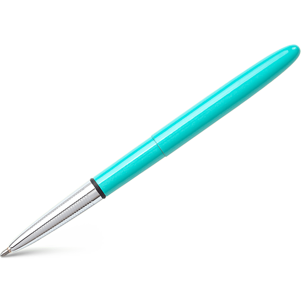 Fisher Space Pen Tahitian Blue Bullet Ballpoint Pen w/ Chrome Grip - Pen Boutique Ltd
