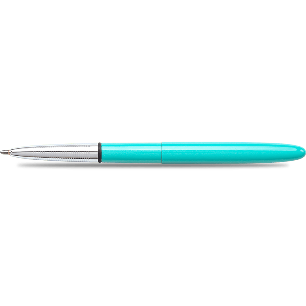 Fisher Space Pen Tahitian Blue Bullet Ballpoint Pen w/ Chrome Grip - Pen Boutique Ltd