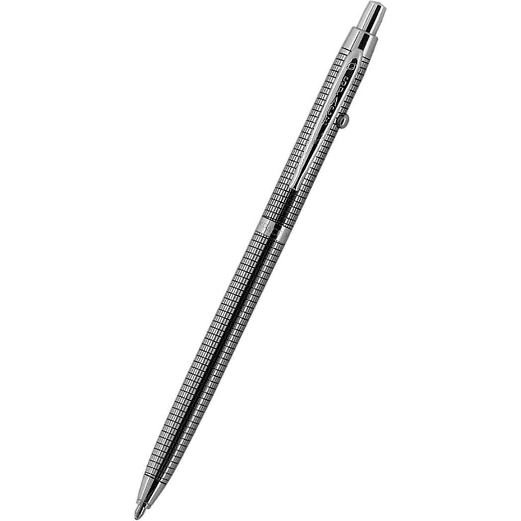 Fisher Space Grid Design Shuttle Ballpoint Pen - Black - Pen Boutique Ltd