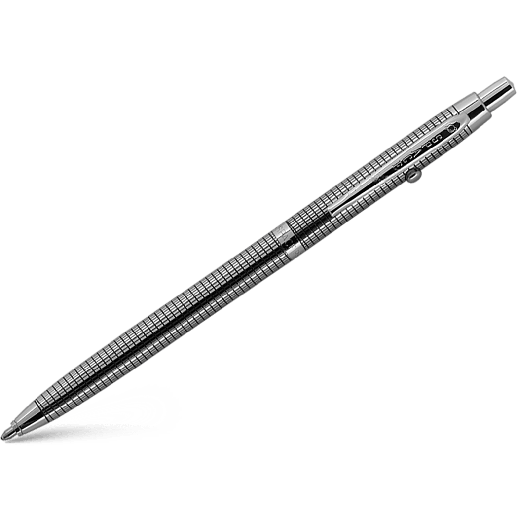 Fisher Space Grid Design Shuttle Ballpoint Pen - Black - Pen Boutique Ltd