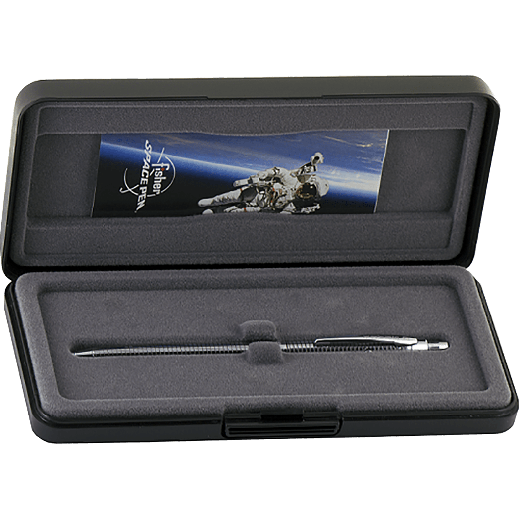 Fisher Space Grid Design Shuttle Ballpoint Pen - Black - Pen Boutique Ltd