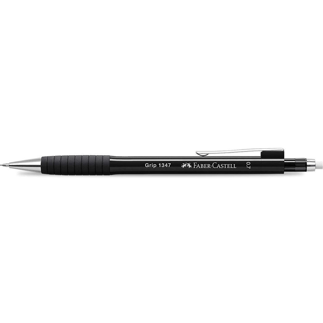 Faber - Castell Grip 1347 Mechanical Pencil - Black - 0.7mm - Pen Boutique Ltd