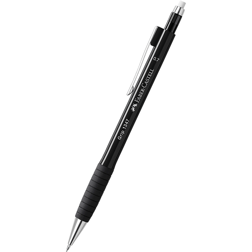 Faber - Castell Grip 1347 Mechanical Pencil - Black - 0.7mm - Pen Boutique Ltd