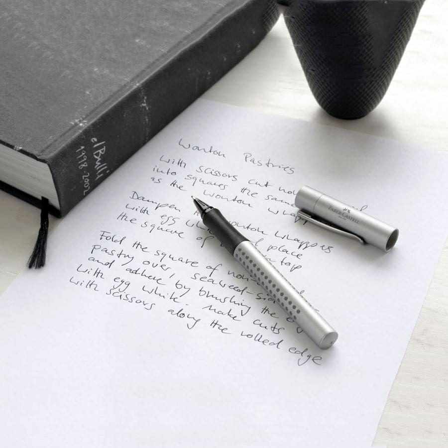 Faber-Castell Grip 2011 Finewriter - Silver - Pen Boutique Ltd